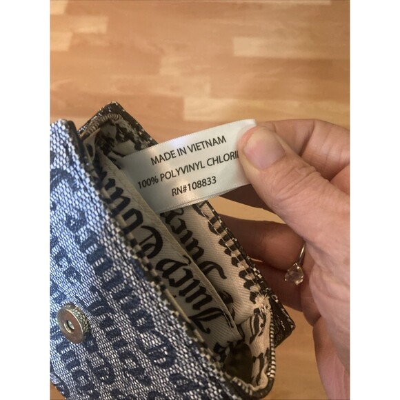 Mini Bag Juicy Couture Small Purse Bag Crossbody Chain Gold Bling Y2K Girly Logo - Picture 7 of 9